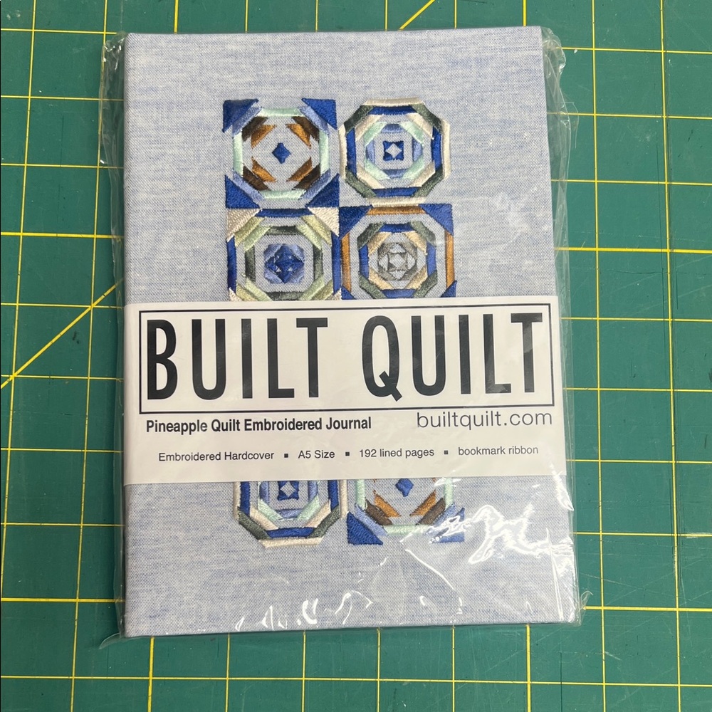 Built Quilt Embroidered Journal